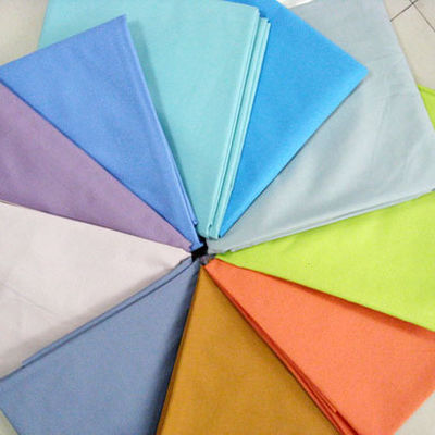 Fornitura di poliestere/cotone 100% cotone tessuto semplice poplin twill abbigliamento da lavoro