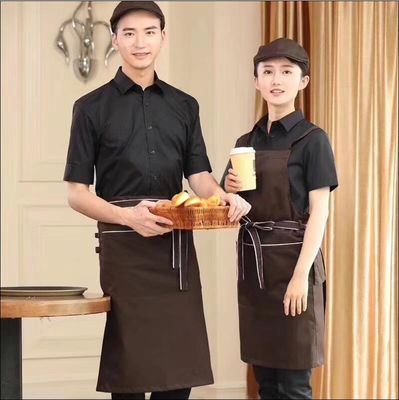 Materiale poliestere/cotone e tessuto uniforme per pantaloni da cucina da cuoco di densità 120*60