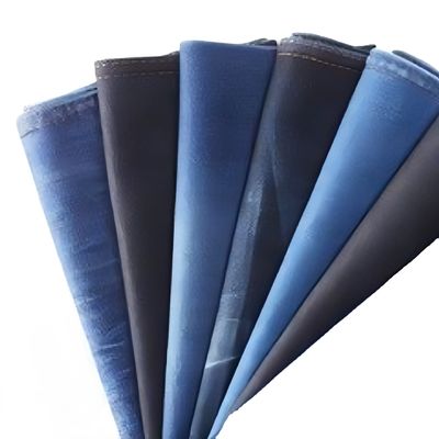 Modello Filato colorato 230gm 100% cotone Twill competitivo Tessuto denim lavato per jeans
