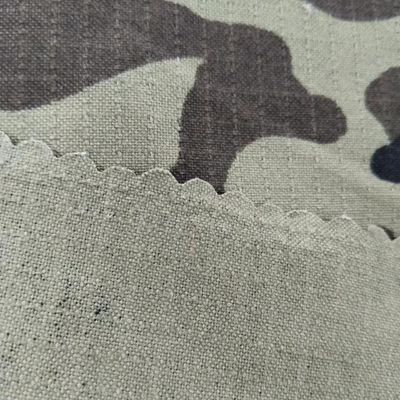 Direttamente da Jinsuo Tissue Nylon Cotton Ribstop Forest Printing con finitura speciale