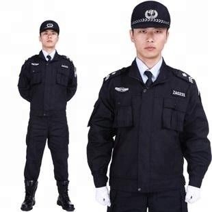 Tessuti di uniforme scolastico in colore semplice 100% poliestere per borsa per guardie di sicurezza