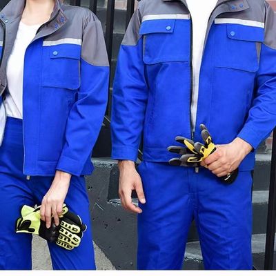 CVC 65 35 Maglietta di tessuto di cotone di poliestere per abbigliamento da lavoro maschile