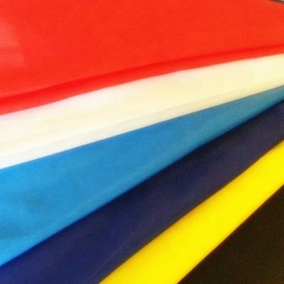Stoffa di colore personalizzata per abbigliamento da lavoro con rivestimento in poliestere al 100% 210T