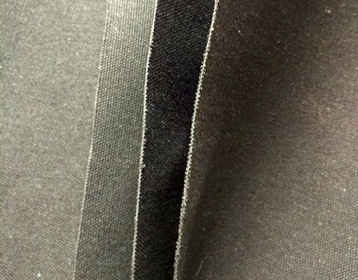 Tessuto di tela pesante 100% cotone 13OZ 10/3*10/3 39*26 Qingdao Pvc rivestito tessuto semplice