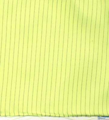 Tessuto di sicurezza ESD per abbigliamento di laboratorio, poliestere/cotone, antistatico per la stanza pulita, privo di lint