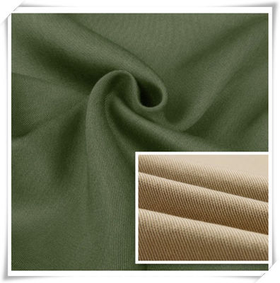 Tissuto semplice in cotone al 100% tessuto uniforme khaki 16*12 108*56 per il tuo stile e comfort