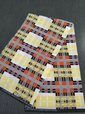35 anni professionale 100% poliestere Kente design cera stampa tessuto 6yds pezzo