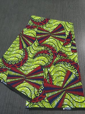 35 anni professionale 100% poliestere Kente design cera stampa tessuto 6yds pezzo