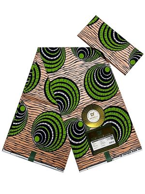 35 anni professionale 100% poliestere Kente design cera stampa tessuto 6yds pezzo