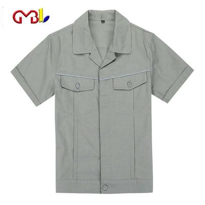 Abbigliamento di lavoro di cotone pettinato abbigliamento di lavoro di tessuto camicia di tessuto di tessuto semplice Shandong 10-15 giorni