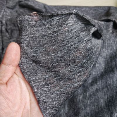 Jinsuo Grey Melange 4 Ways Stretch Tessuto di peso medio e densità 130*70