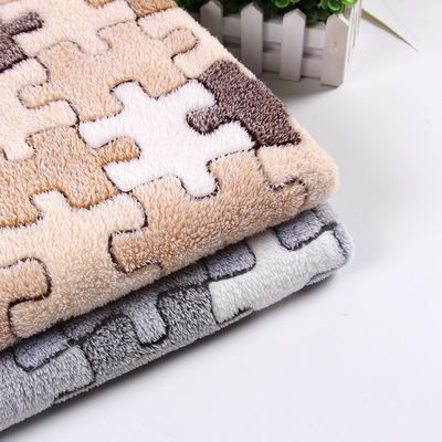 Tessuto di flannella stampato morbido e confortevole per tessile domestico 100% materiale poliestere