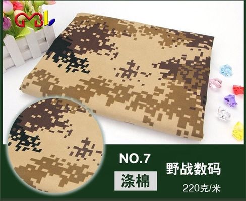 Stoffa di camuffamento di peso medio Materiale poliestere/cotone 190 grammi Giungla/deserto/oceano Stampa
