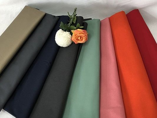 Poliestere cotone a 4 vie, tessuto di spandex a maglia per pantaloni a disegno colorato