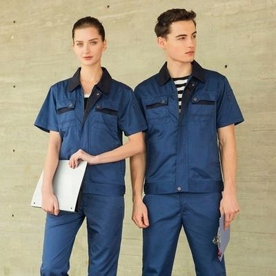 Borsa T/C 65/35 20*16 128*60 Stoccaggio di tessuti Navy Blue Twill Lotto per indumenti da lavoro durevoli