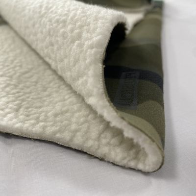 Dobby Style Multicam 100% poliestere camo fleece polare tessuto softshell per giacca da esterno