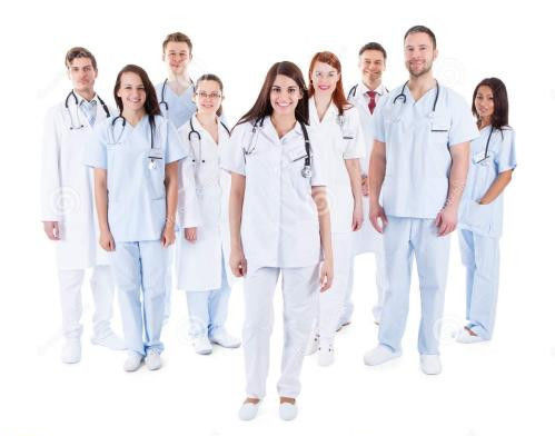 Top- TC 65/35 o 100% cotone Uniforme infermiere/medico Larghezza del tessuto 58/60 Colore personalizzato