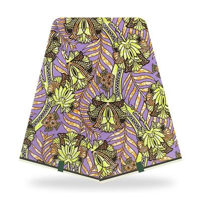 Tessuto Ankara 100% cotone in colori vivaci per abiti e abbigliamento stampati con cera africana