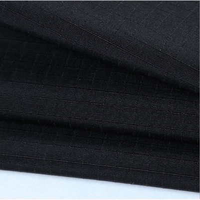 Tessuto impermeabile Ripstop Stretch Poly Cotton 220gm Qingdao tessuto semplice tinto 4 grado