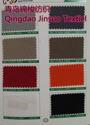 Poliestere cotone 190-195gm Tessuto di abbigliamento da lavoro per abbigliamento da lavoro pesante