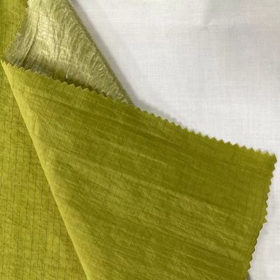 Abbigliamento sportivo essenziale tessuto di nylon rivestito in PVC per giacca resistente alla pioggia e conveniente