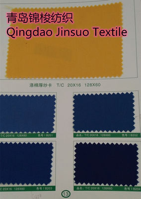 Tessuti stretch 235-240gm Twill Workwear Tessuti con miscela di poliestere tessuto di cotone
