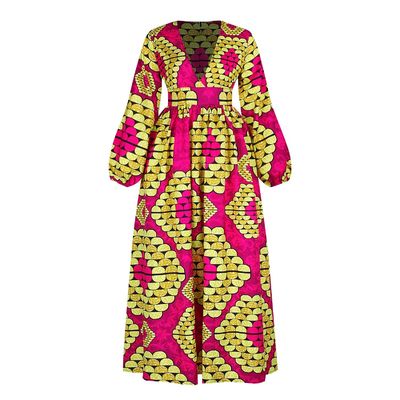 Super Wax Hollandais 100% Tessuto di cotone per abbigliamento africano Abito Larghezza 57/58&quot; Stile DOT