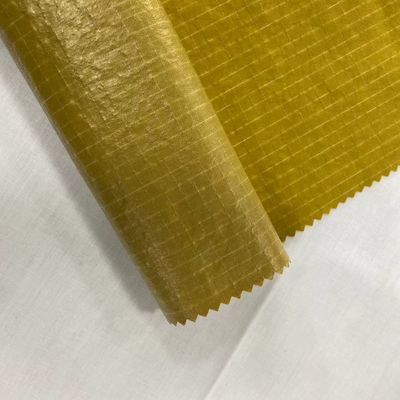 Tessuto rivestito di metallo lucido Gridstop Nylon per accessori di moda-borse borse Totes