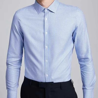 Filati di peso medio coloranti a piega di tessuto Jacquard per abbigliamento da lavoro 80 20 TC in policottone