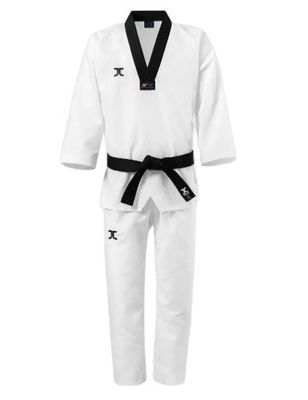 TC Taekwondo Abbigliamento 190gm Abbigliamento da lavoro tinto Tessuto per uniformi di karate di lunga durata