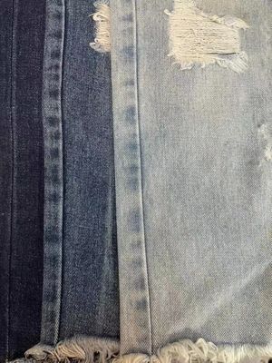 Modello Filato colorato 230gm 100% cotone Twill competitivo Tessuto denim lavato per jeans
