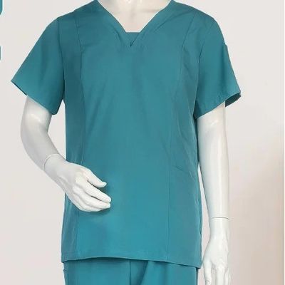 Abbigliamento da lavoro Tessuto Twill Ospedale cotone Long Best Tessile Medicale Donne Infermiere Dottore Scrub