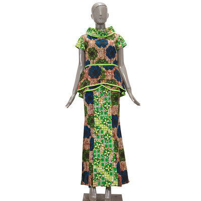 Stoffa Kente per Ghana Cera Stampa 100% di cotone 57/58&quot; Larghezza Abbigliamento africano