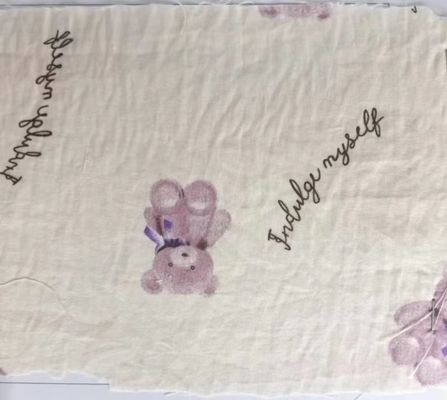 Abbigliamento Maglietta di cotone a maglia antistatica Tessuto da stampa con materiale traspirante