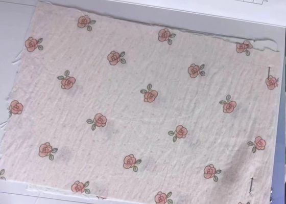 Abbigliamento Maglietta di cotone a maglia antistatica Tessuto da stampa con materiale traspirante
