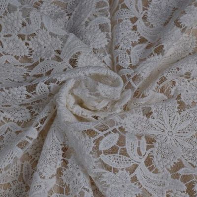 Fabbricazione di tessuti di pizzo da sposa 100% poliestere/cotone per donna e uomo