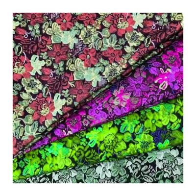 100% tessuto di poliestere metallico Jacquard in colore pronto per le vostre esigenze