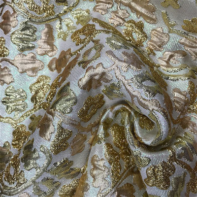 100% tessuto di poliestere metallico Jacquard in colore pronto per le vostre esigenze