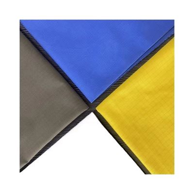 Indumenti da lavoro impermeabili Stoffa da abito in tessuto colorato semplice 235gm Stoffa di policottone Ripstop