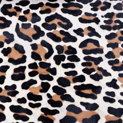 Tessuto di denim stampato a 4 vie stretch, asciugato velocemente e con modello di leopardo