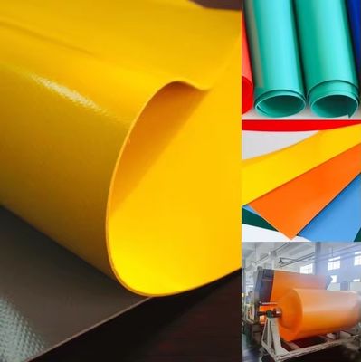 150GSM 100% poliestere Twill Tarpaulin impermeabile alta visibilità tessuto poliestere