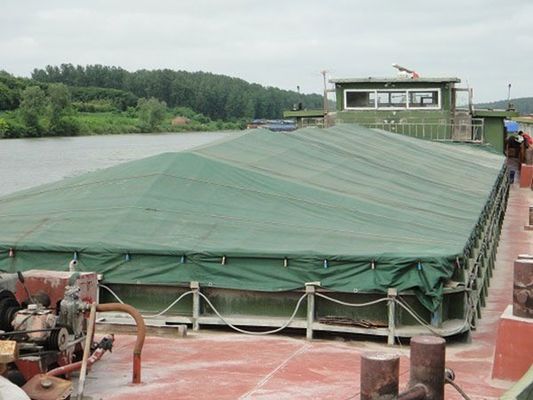 150GSM 100% poliestere Twill Tarpaulin impermeabile alta visibilità tessuto poliestere