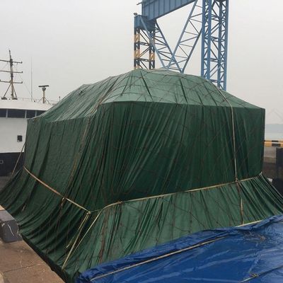 150GSM 100% poliestere Twill Tarpaulin impermeabile alta visibilità tessuto poliestere