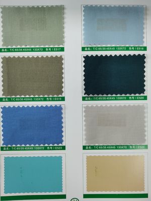 Tessuti di velluto 100% cotone 65 poliestere 35 cotone abbigliamento da lavoro TC perno tessuto